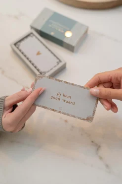 ZUSSS Versiering & Inpakken*10 complimentenkaartjes in doosje color multi