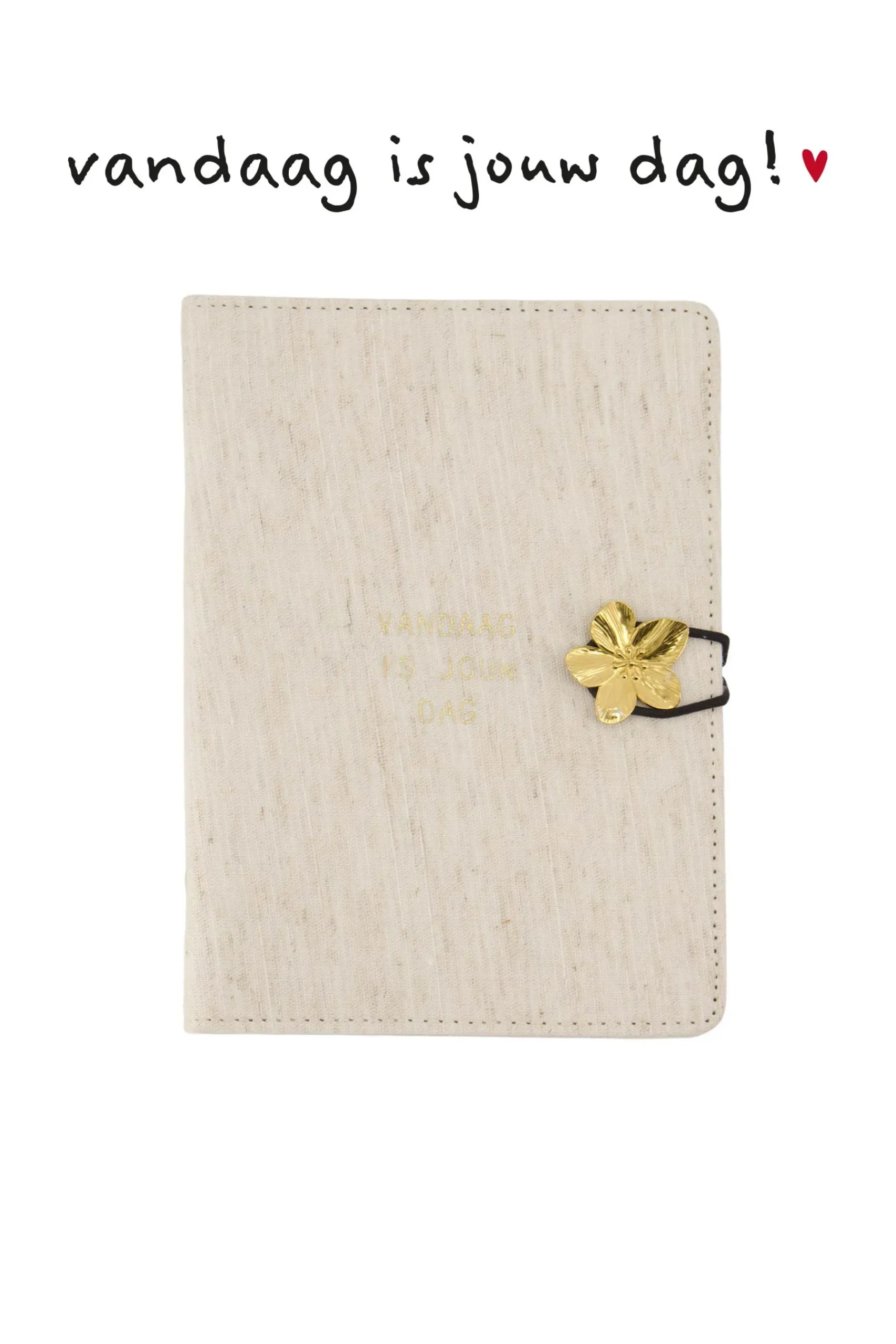 ZUSSS Planners*agenda vandaag is jouw dag linnen