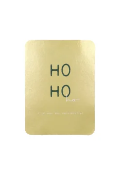 ZUSSS Kaartjes*ansichtkaart hohoho goud