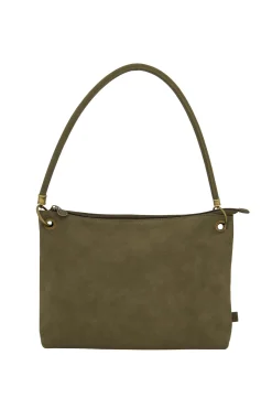 ZUSSS Schoudertassen & Handtassen*basic schoudertas met hengsel M donkergroen