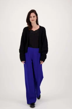 ZUSSS Broeken & Jeans*broek met naad kobaltblauw