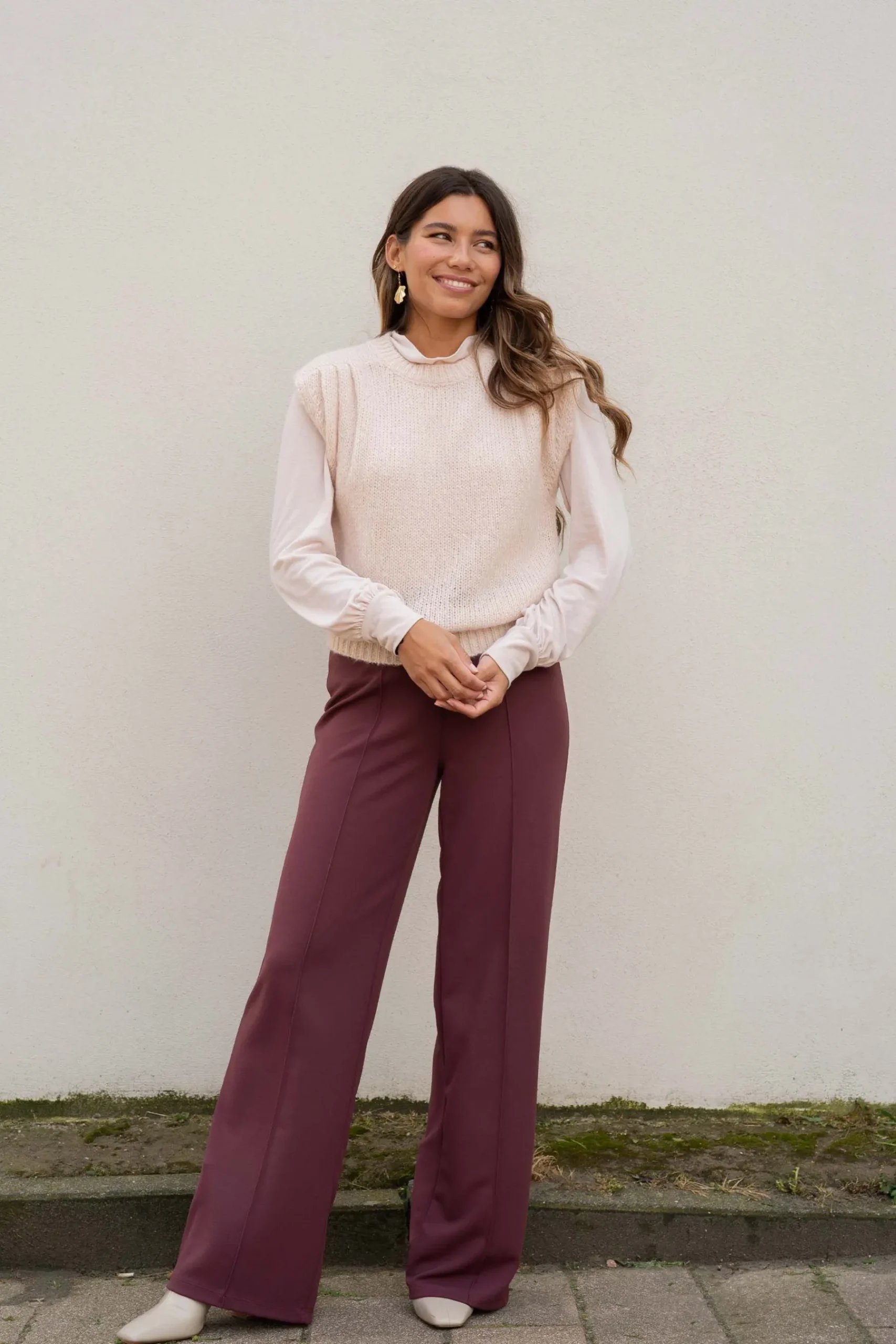 ZUSSS Broeken & Jeans*broek met naad port