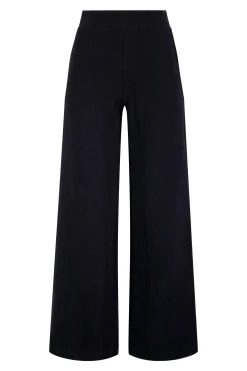 ZUSSS Broeken & Jeans*broek met structuur zwart