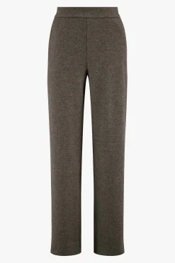 ZUSSS Broeken & Jeans*broek met visgraat structuur grijs