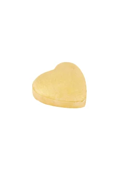 ZUSSS Verzorgingsproducten*bruisbal hartje op kaart ontspan en geniet antra/off white antracietgrijs/offwhite