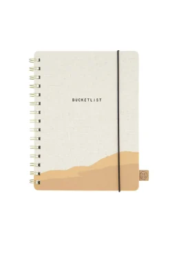 ZUSSS Notitieboeken & Schrijfwaren*bucket list journal naturel
