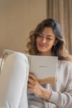 ZUSSS Notitieboeken & Schrijfwaren*bucketlist invulboekje naturel