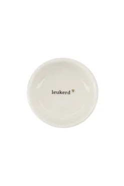 ZUSSS Servies*dipschaaltje leukerd wit wit/zand