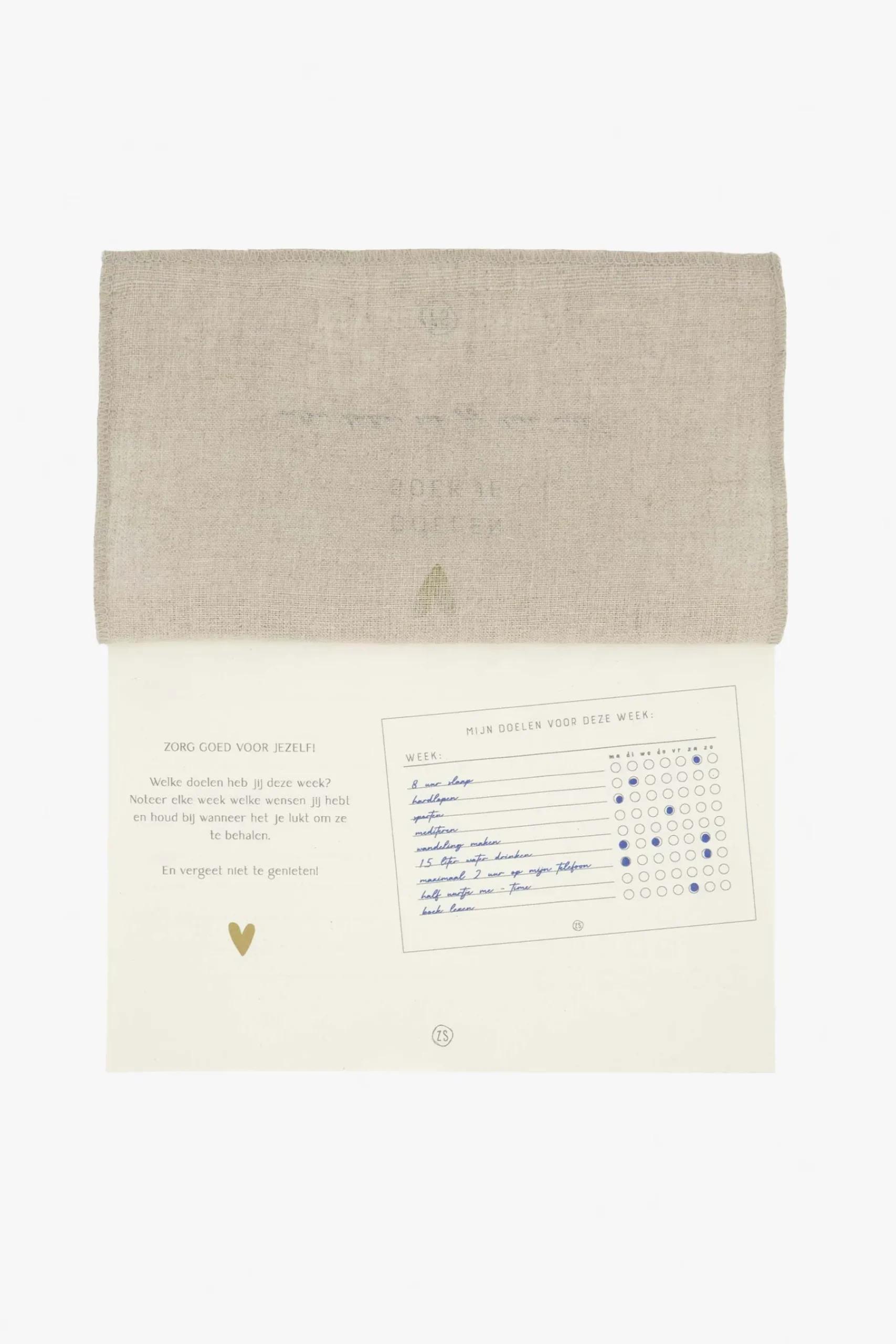 ZUSSS Planners*doelenboekje zand