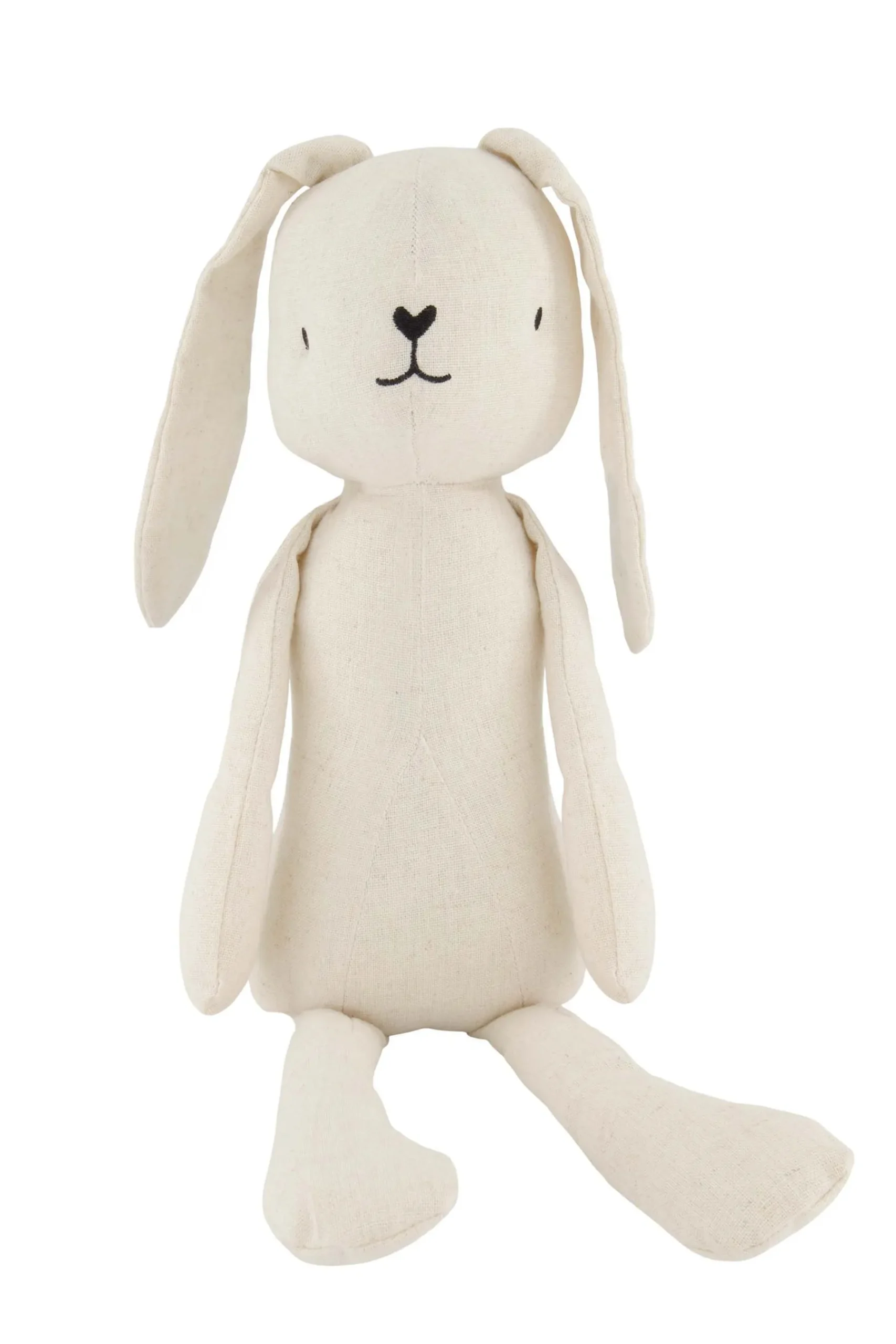 ZUSSS Baby*door flapoor knuffel naturel