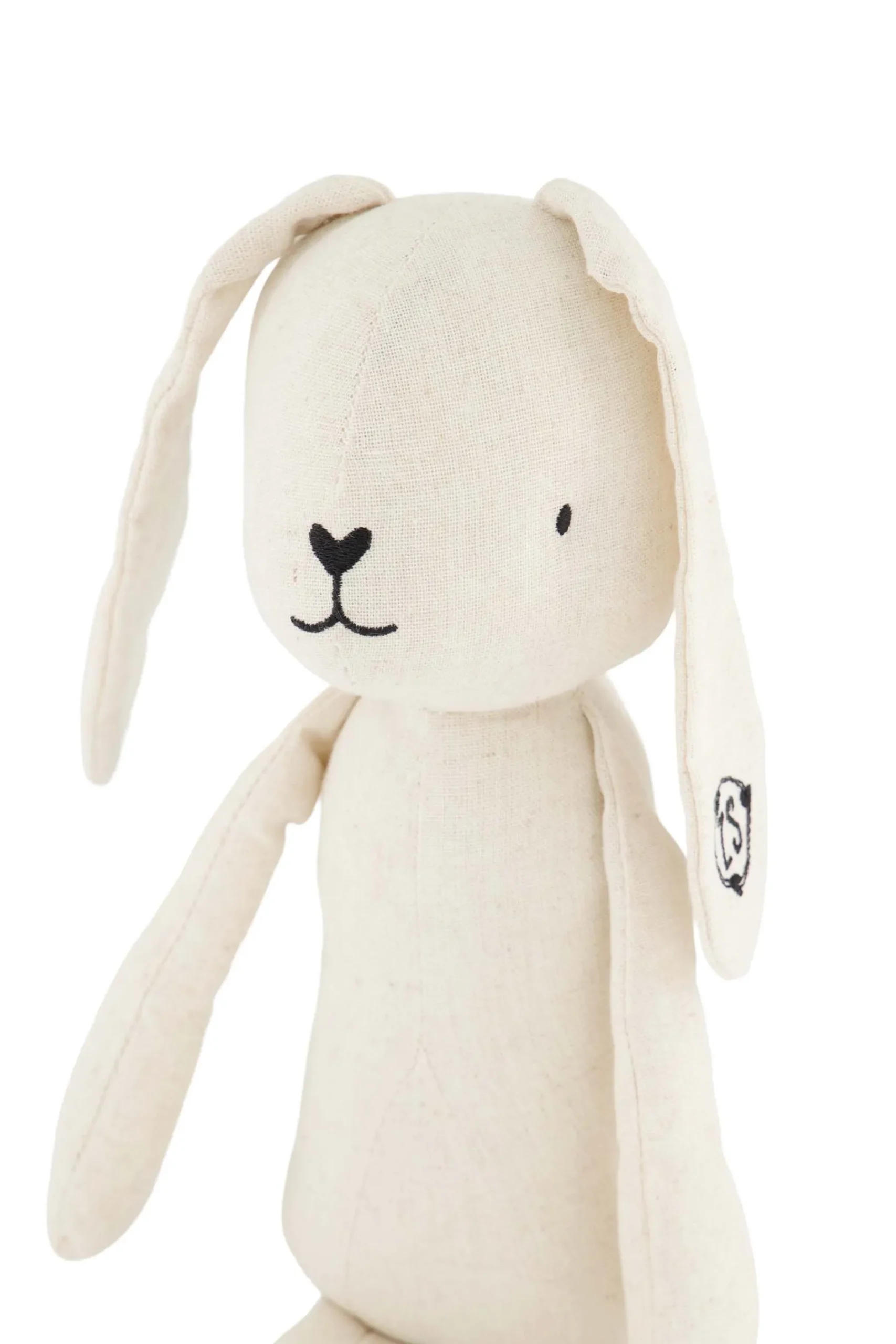 ZUSSS Baby*door flapoor knuffel naturel