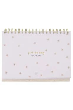 ZUSSS Planners*familieplanner pluk de dag wit/goud