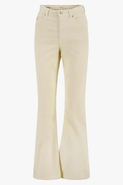 ZUSSS Broeken & Jeans*flared corduroy broek ecru