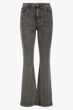 ZUSSS Broeken & Jeans*flared jeans grijs