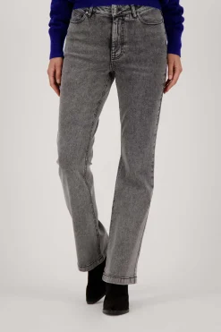 ZUSSS Broeken & Jeans*flared jeans grijs