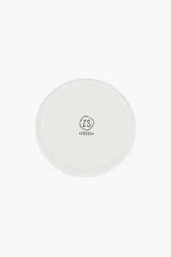 ZUSSS Servies*gebaksbordje met hartje rood wit