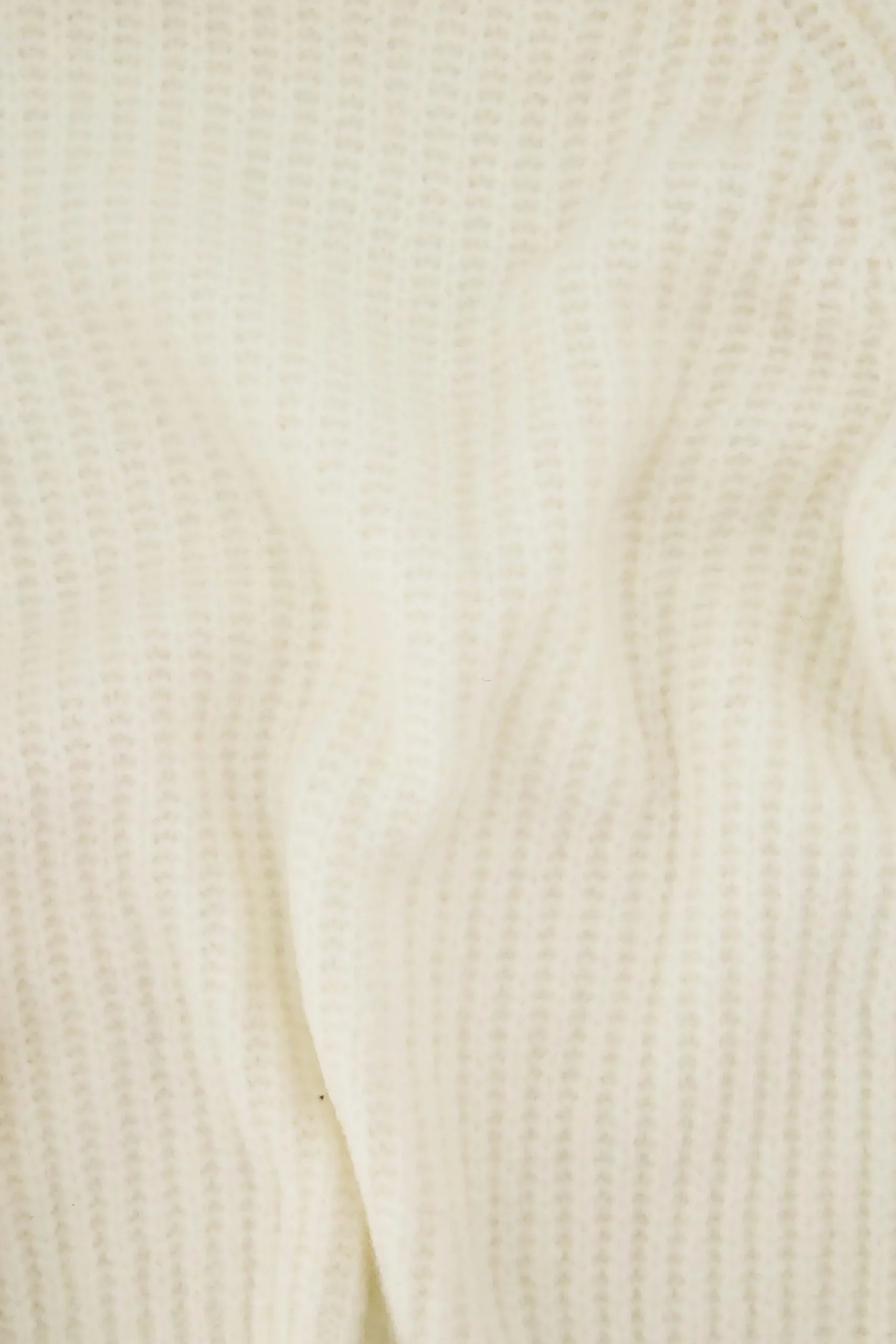 ZUSSS Vesten*gebreid vest in bomberstyle creme