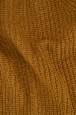 ZUSSS Vesten*gebreid vest in bomberstyle camel