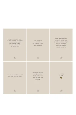 ZUSSS Kaartjes*gedichtenbundel missen wit/oker