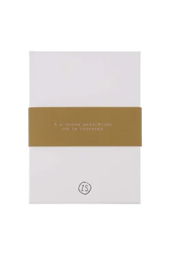 ZUSSS Kaartjes*gedichtenbundel missen wit/oker