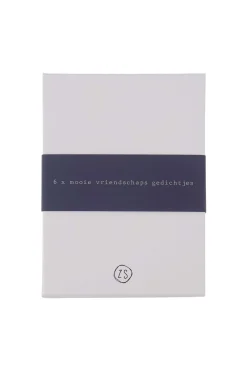 ZUSSS Kaartjes*gedichtenbundel vriendschap wit/blauw