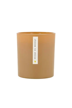 ZUSSS Geurkaarsen*geurkaars in glas choose to shine camel
