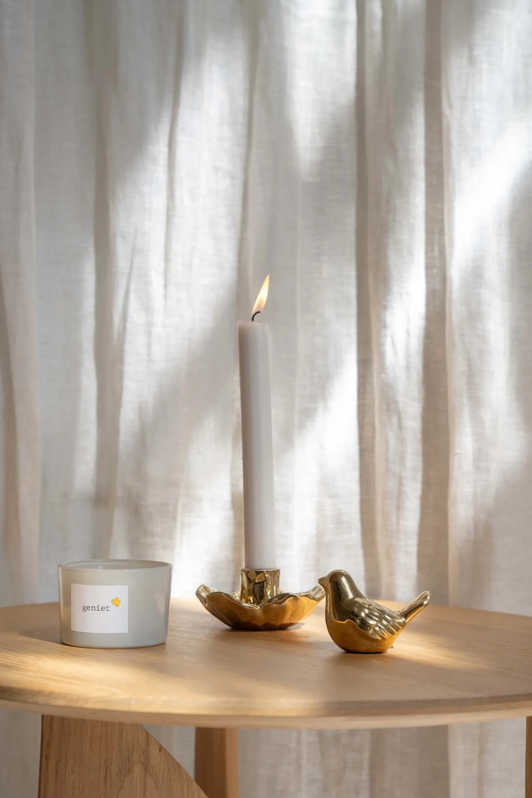 ZUSSS Geurkaarsen*geurkaars in glas geniet S zand