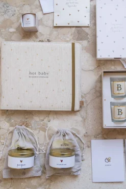 ZUSSS Geurkaarsen*geurkaars in katoenen zakje mama wit