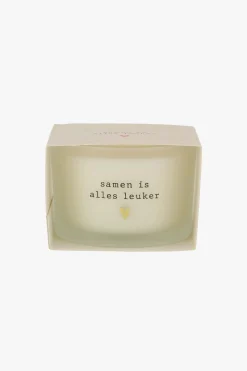 ZUSSS Geurkaarsen*geurkaars in wikkel samen is alles leuker zand