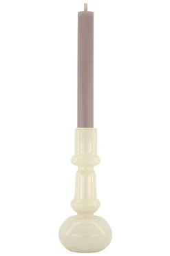 ZUSSS Kaarsen|Kaarsenhouders*glazen kandelaar 18cm zand