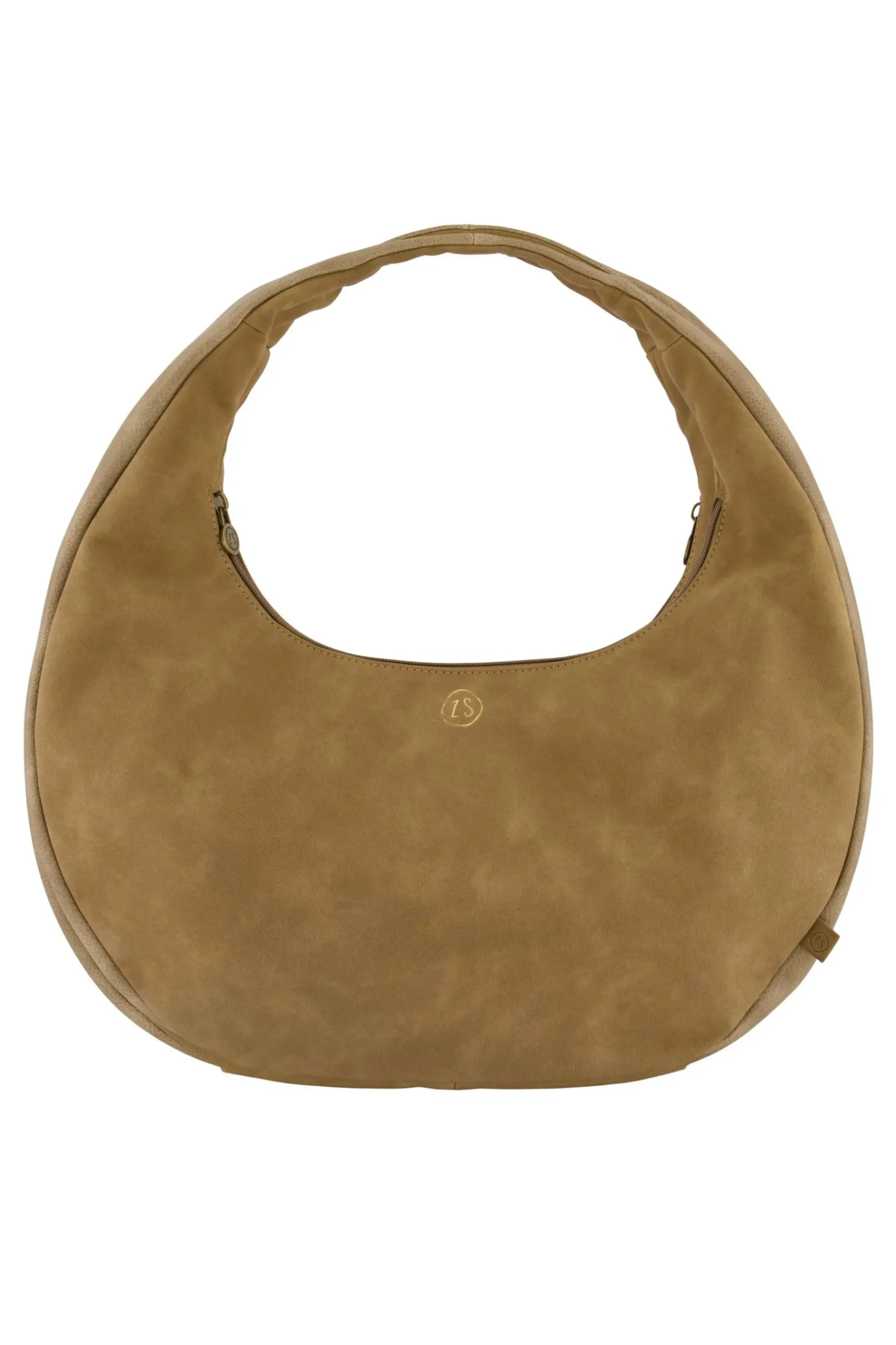 ZUSSS Schoudertassen & Handtassen*halve maantas bruin