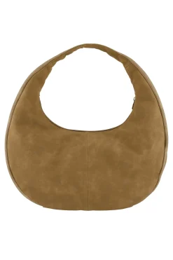 ZUSSS Schoudertassen & Handtassen*halve maantas bruin