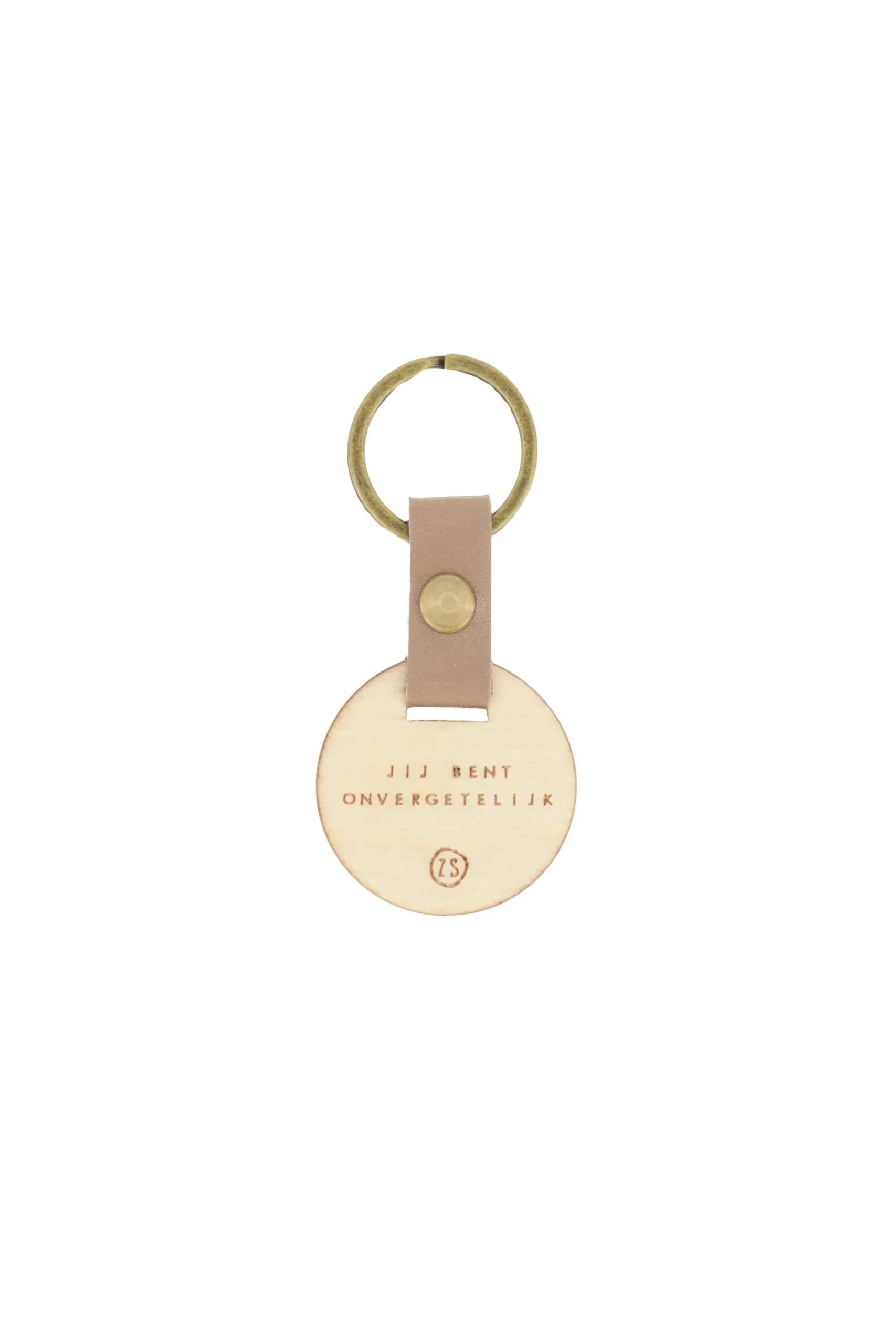 ZUSSS Accessoires & Sleutelhangers*Het Vergeten Kind sleutelhanger jij bent onvergetelijk hout naturel