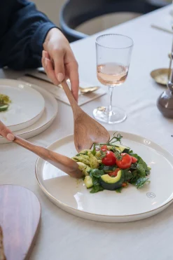 ZUSSS Keukenaccessoires*houten lepel hartje donkerbruin