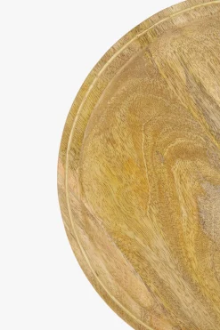 ZUSSS Overige Woonaccessoires*houten stylingbord 30 cm / goud naturel