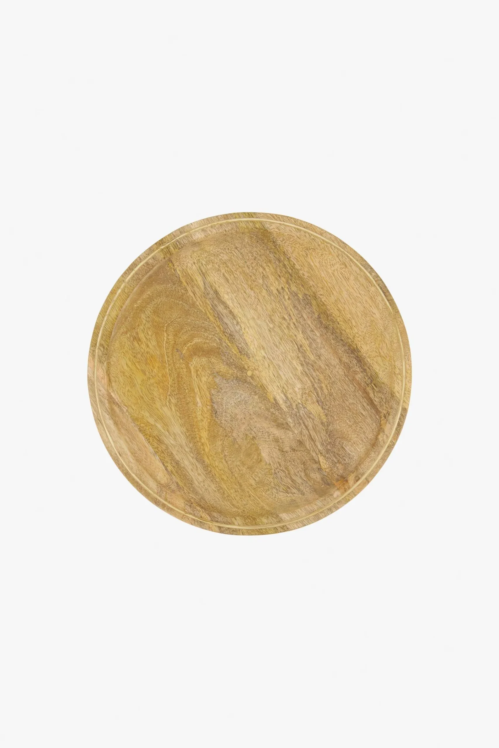 ZUSSS Overige Woonaccessoires*houten stylingbord 30 cm / goud naturel