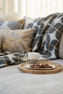 ZUSSS Overige Woonaccessoires*houten stylingbord 30 cm / goud naturel