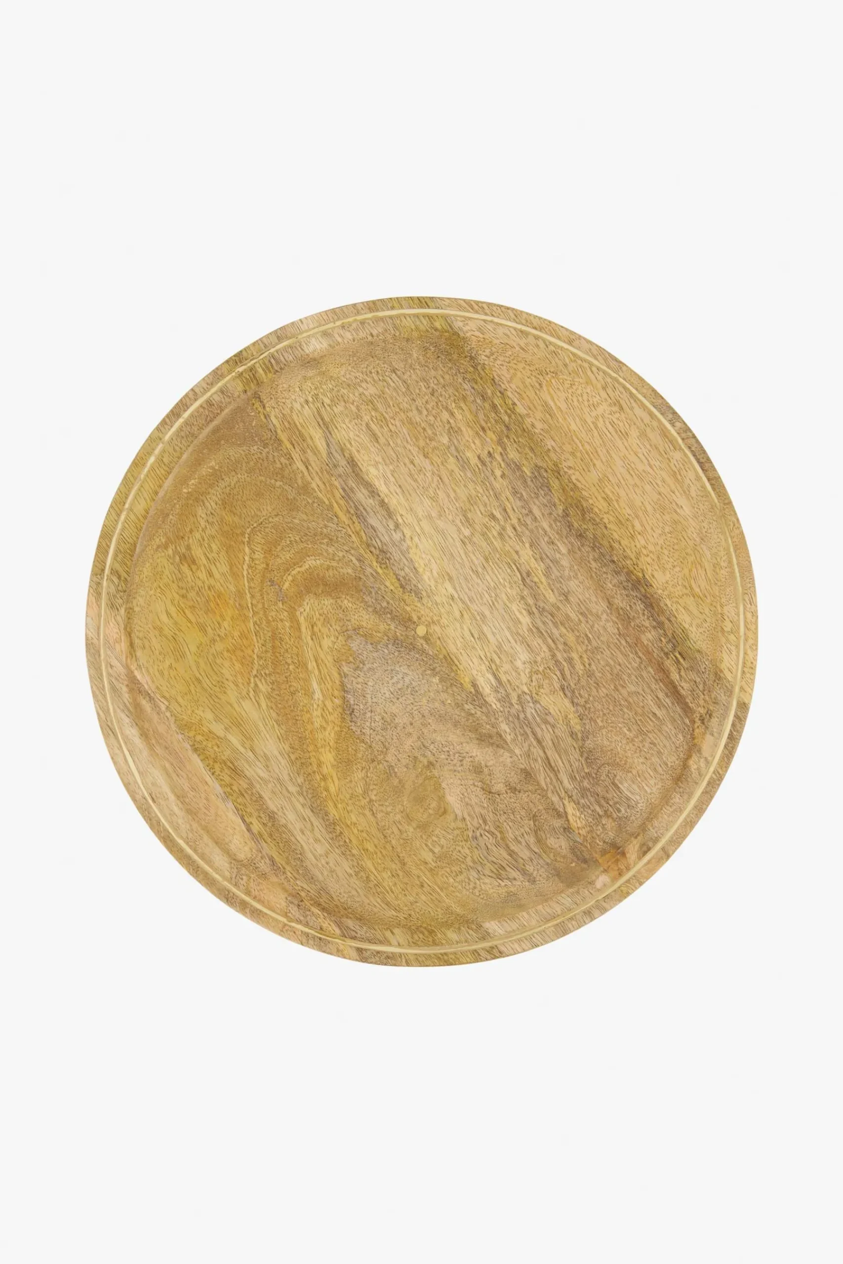 ZUSSS Overige Woonaccessoires*houten stylingbord 40 cm / goud naturel