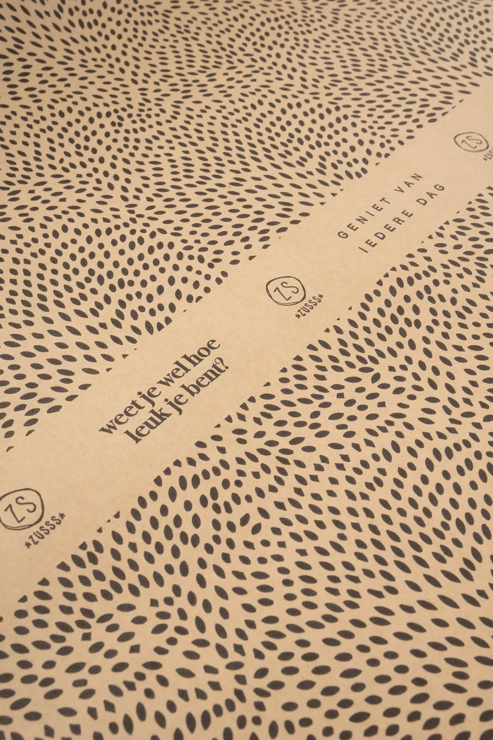 ZUSSS Versiering & Inpakken*Kadopapier spikkels