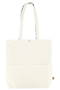 ZUSSS Schoudertassen & Handtassen*katoenen shopper met print zand