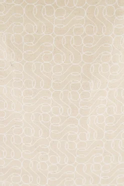 ZUSSS Schoudertassen & Handtassen*katoenen tas met logoprint zand/wit wit/zand