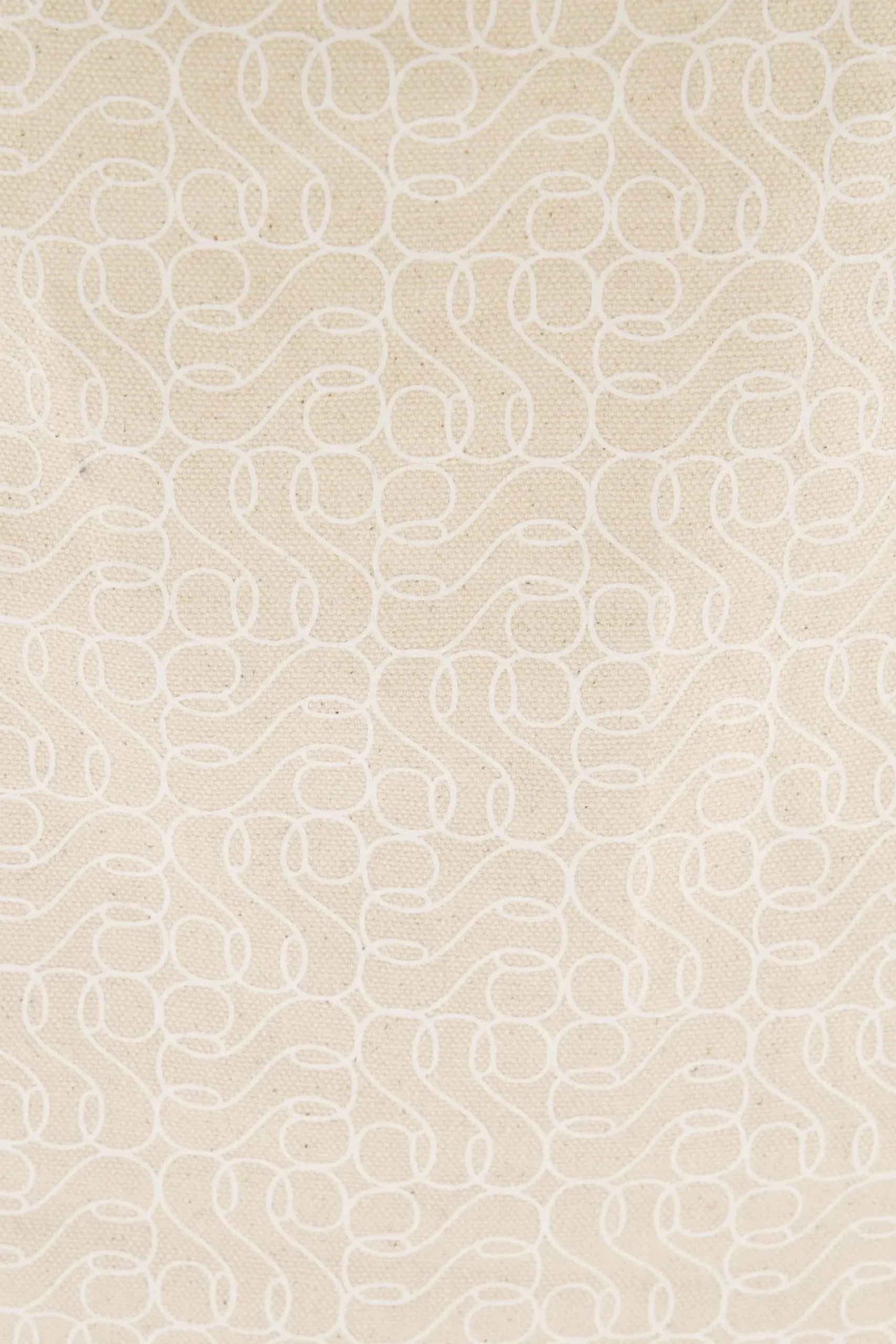 ZUSSS Schoudertassen & Handtassen*katoenen tas met logoprint zand/wit wit/zand