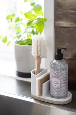 ZUSSS Keukenaccessoires*keramieken aanrechtbakje zand