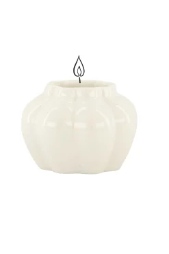 ZUSSS Geurkaarsen*keramieken geurkaars wit