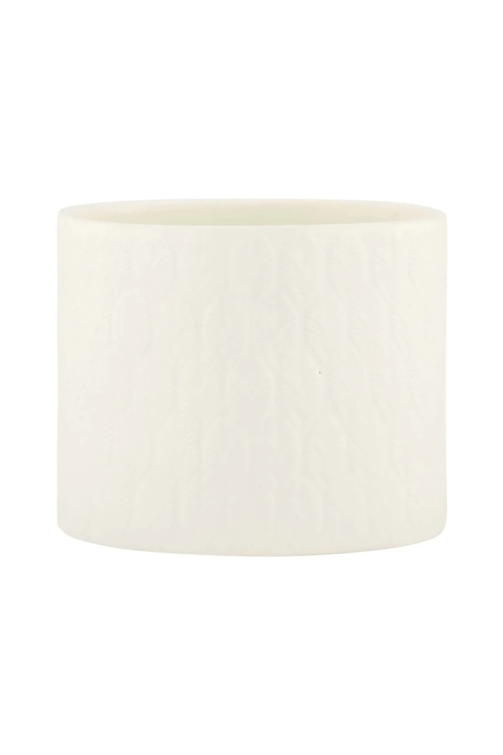 ZUSSS Geurkaarsen*keramieken geurkaars ovaal structuur hartjes wit