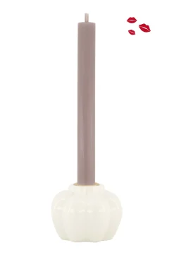 ZUSSS Kaarsen|Kaarsenhouders*keramieken kandelaar wit