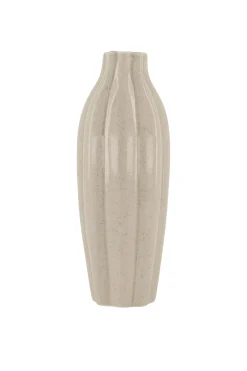 ZUSSS Vazen & Potten*keramieken vaasje beige