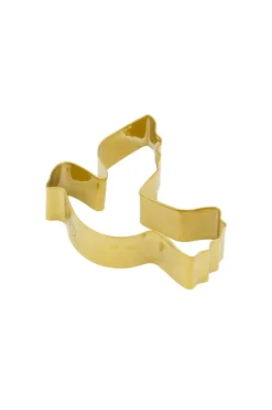 ZUSSS Keukenaccessoires*koekvorm duifje goud