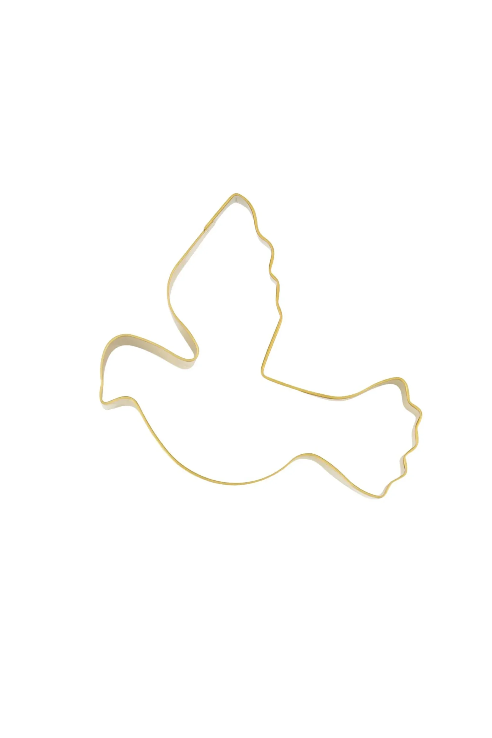 ZUSSS Keukenaccessoires*koekvorm duifje goud