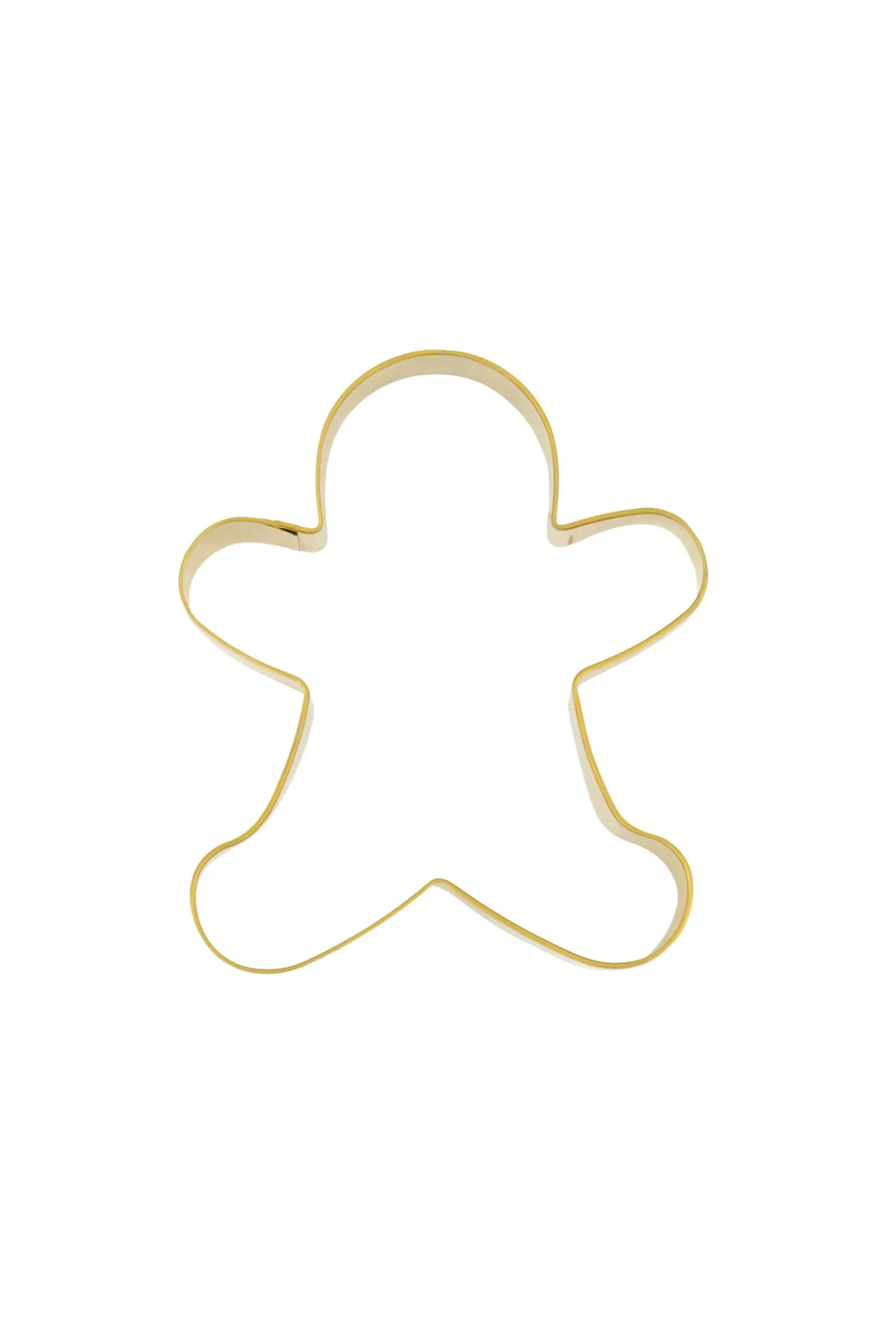 ZUSSS Keukenaccessoires*koekvorm gingerbread goud